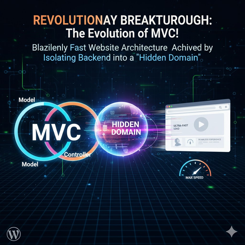 【衝撃のブレイクスルー】MVC の進化系！バックエンドを「隠れドメイン」に分離して実現した爆速 Web サイト設計