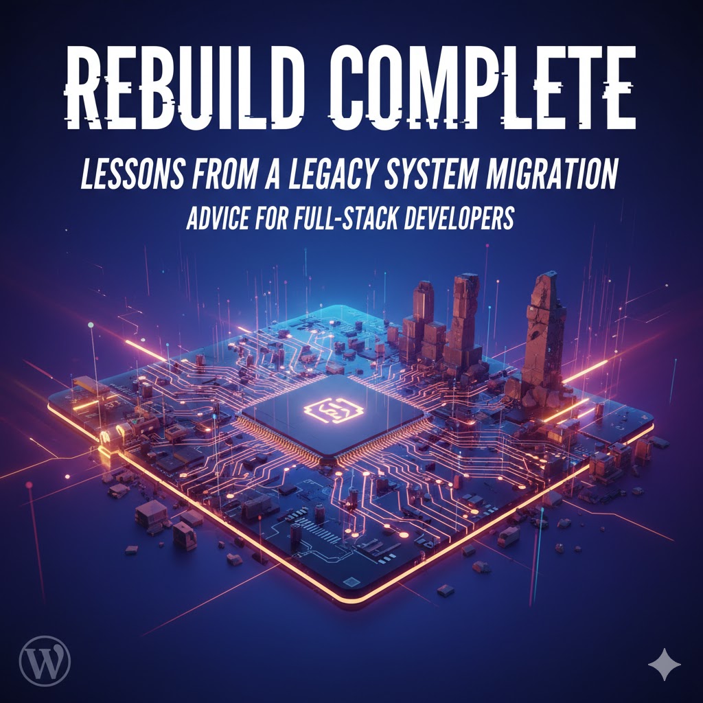 再構築を終えて：レガシーシステム移行プロジェクトから得られた教訓と、Full-Stack 開発者への提言